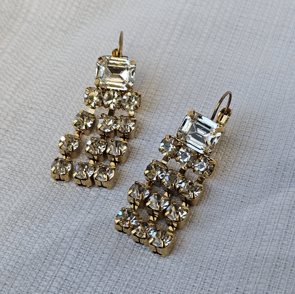 Rhinestones Earrings | Custom Jewelry